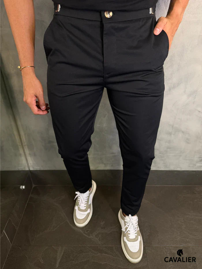 (Compre 1 Leve 3) A Calça Catraca Mônaco Que Seu Corpo Merece – Estilo, Conforto e Caimento Perfeito + BRINDE: Relógio de Luxo Poedegar