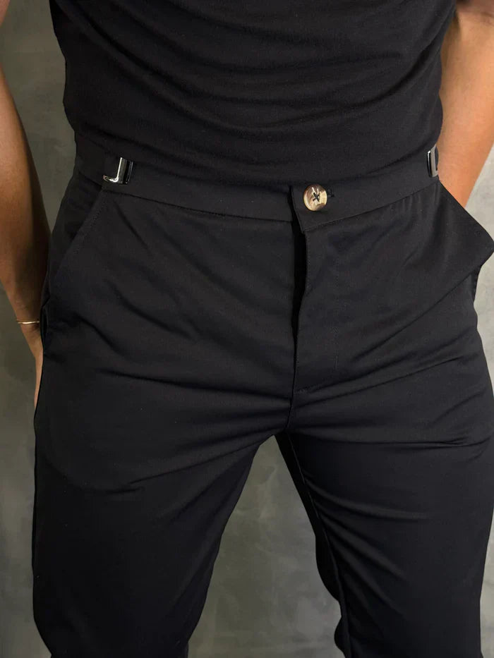 (Compre 1 Leve 3) A Calça Catraca Mônaco Que Seu Corpo Merece – Estilo, Conforto e Caimento Perfeito + BRINDE: Relógio de Luxo Poedegar