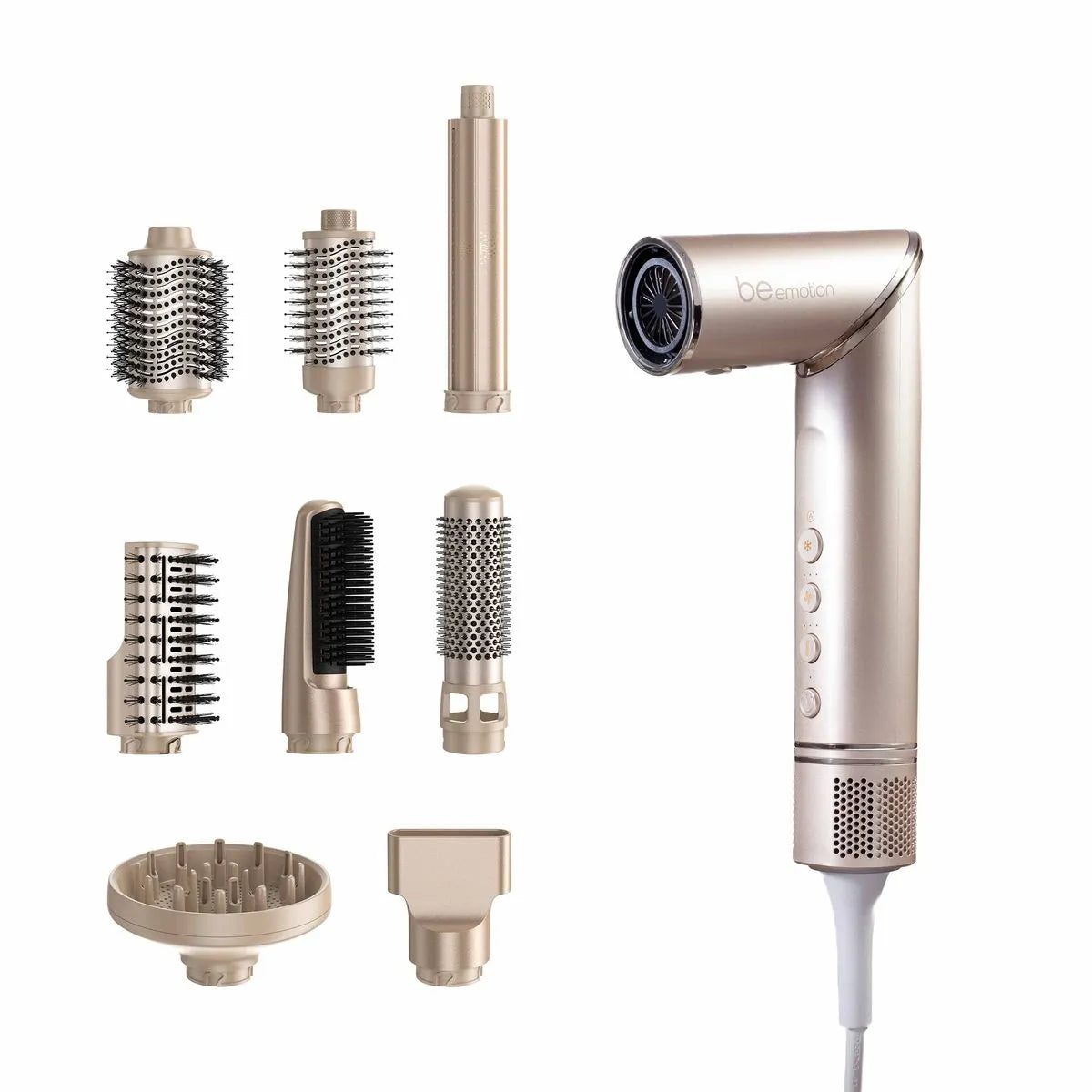 Modelador e Secador Multi Styler Be Emotion 8 em 1 + BRINDE: Kit Maleta Maquiagem [Ultimas Unidades]