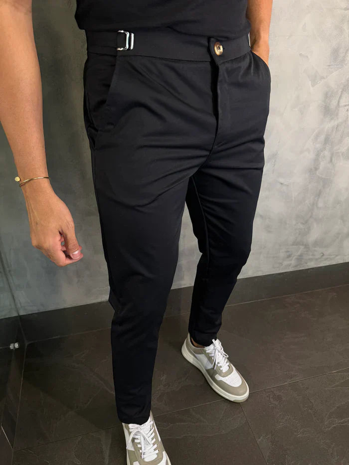 (Compre 1 Leve 3) A Calça Catraca Mônaco Que Seu Corpo Merece – Estilo, Conforto e Caimento Perfeito + BRINDE: Relógio de Luxo Poedegar
