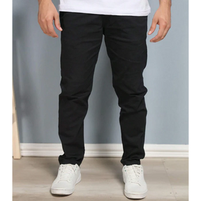 Calça Reta Masculina em Sarja - Kit 4 Unidades