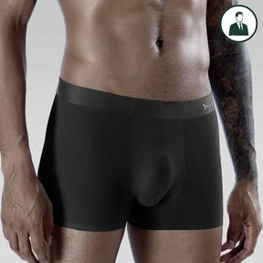 [PAGUE 5 LEVE 10] Kit Cuecas Men's Slik Boxer em Seda Gelo Térmica e Microfibra (Sem Costura!)